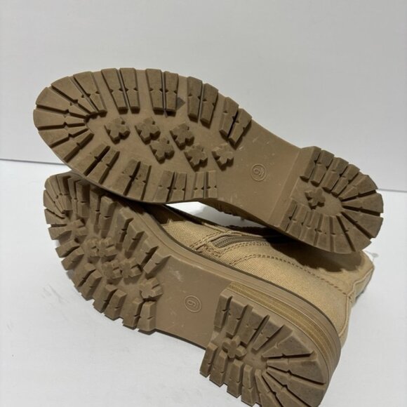 Universal Thread Women’s Parker Tan Combat Boots, Size 9 M - Picture 6 of 6